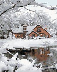 Купить Картина по номерам. Уютная зима  в Украине