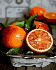 Купити Картина за номерами Соковитий апельсин  в Україні