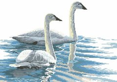 Купить Набор алмазной вышивки Изящные лебеди  в Украине