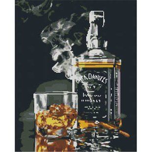 Купить Алмазная мозаика. Jack Daniels (40 х 50 см, набор для творчества, картина стразами)  в Украине