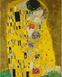 Картина по номерам Густав Климт Поцелуй, Без коробки, 40 х 50 см