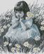 Набор для алмазной живописи Девочка в ромашках, Без подрамника, 41 х 52 см