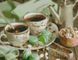 Алмазная мозаика круглыми камешками (на подрамнике, 30х40 см). Кофе на двоих с макарунами, С подрамником, 30 х 40 см