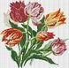 Картина из мозаики. Букет тюльпанов, Без подрамника, 20 х 20 см