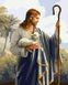 Картина за номерами Ісус з ягням, Без коробки, 40 х 50 см