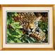 Діамантова мозаїка Леопард на відпочинку, Без підрамника, 38 х 46 см