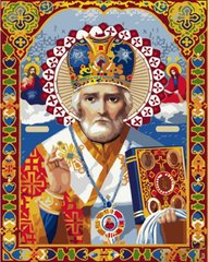 Купить Картина по номерам Икона Святого Николая  в Украине