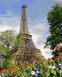 Картина по номерам Premium-качества. Цветы весеннего Парижа, Подарочная коробка, 40 х 50 см