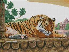 Купить Алмазная мозаика. Сон (бенгальський тигр) 40x53 см  в Украине