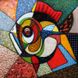 Картина з мозаїки. Риба-Абстракція, Без підрамника, 40 х 40 см
