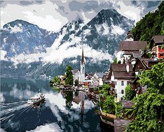 Купить Картина по номерам. Швейцарские Альпы  в Украине