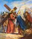 Алмазная мозаика на подрамнике "Иисус встречает свою Матерь" (набор для выкладки камешками по номерам, 40х50 см), Без підрамника, 40 х 50 см