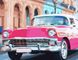 Картина по номерам Розовое авто Гаваны, Без коробки, 40 х 50 см