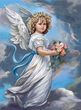 Купить Алмазная мозаика на подрамнике. Молитва ангелочка  в Украине