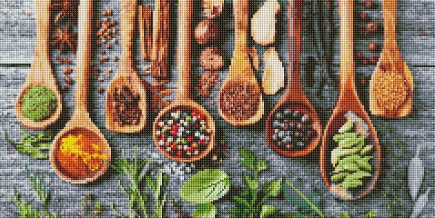 Купити Алмазна мозаїка 30х60 см. Спеції  в Україні