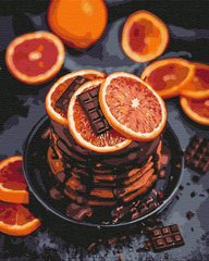 Купить Картина раскраска по цифрам. Апельсиново-шоколадное наслаждение.  в Украине