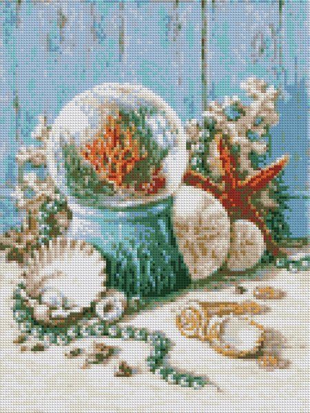 Купить Картина из мозаики. Дары океана  в Украине
