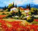 Набор для рисования по цифрам Идейка В долине цветов ©BOND Tetiana 50 х 40 см, Без коробки, 40 х 50 см