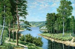 Купити Алмазна мозаїка Лісова річка  в Україні