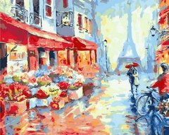 Купити Картина за номерами. Весняний дощ в Парижі  в Україні