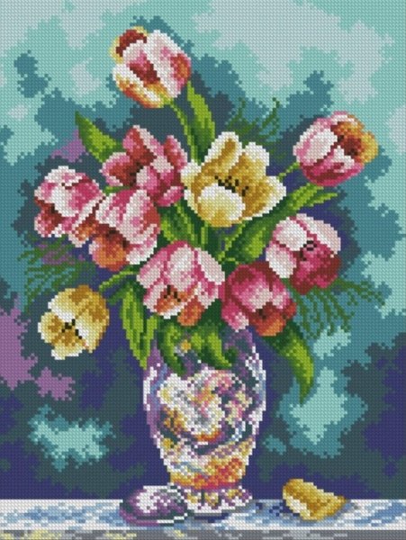 Купити Алмазна мозаїка Тюльпани  в Україні