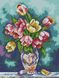 Алмазная мозаика Тюльпаны, Без подрамника, 30 х 40 см