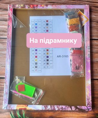 Купить Алмазная мозаика круглыми камушками на подрамнике. Любимая книга 40х50см  в Украине