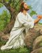 Алмазна мозаїка Молитва Ісуса 40х50см SP013, Без підрамника, 50 х 40 см
