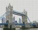 Алмазная мозаика на подрамнику круглыми камушками. Лондонский Tower Bridge 40 x 50 см, С подрамником, 40 x 50 см