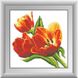 Набір алмазної вишивки Букет тюльпанів, Без підрамника, 35 х 35 см