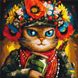 Картина по номерам Кошка Защитница ©Марианна Пащук, Без коробки, 50 х 50 см