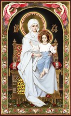 Купити Алмазна мозаїка. Богородиця на престолі  в Україні