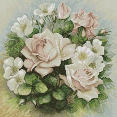Купити Набір для алмазного живопису Пастельні троянди  в Україні