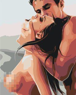Купити Картина за номерами без коробки. Яскрава ніч 18+  в Україні