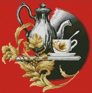 Купити Алмазна мозаїка за номерами. Чайна симфонія  в Україні