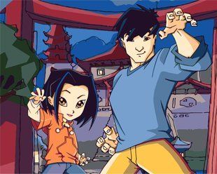 Купити Картина за номерами без коробки. Пригоди Джекі Чана  в Україні