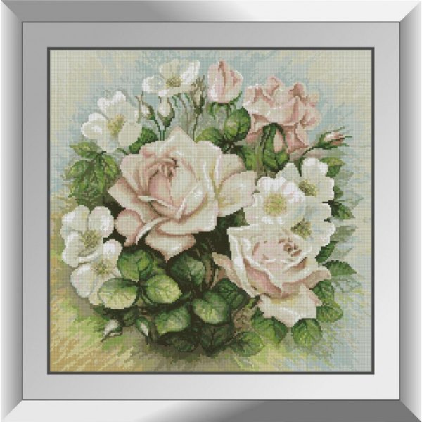 Купити Набір для алмазного живопису Пастельні троянди  в Україні