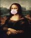 Картина по номерам Premium-качества. Мона Лиза с жвачкой, Подарочная коробка, 40 х 50 см