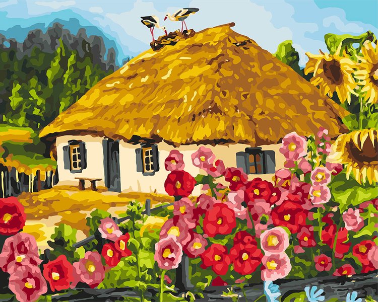 Купить Картина раскраска по номерам. Живописный пейзаж.  в Украине