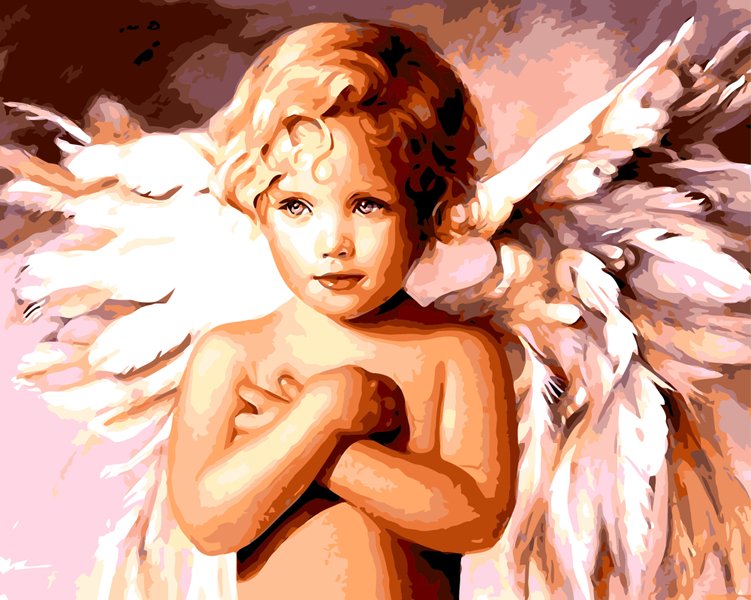 Купить Картина по номерам. Милый ангел  в Украине