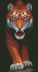 Купити Алмазна вишивка Хижий тигр  в Україні