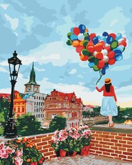 Купити Малювання по номерам. Прогулянка по Празі (Без коробки)  в Україні