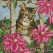 Набор для алмазной живописи Любопытство котенка, Без подрамника, 40 х 40 см
