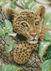 Купити Набір для алмазного живопису Дитинча леопарда  в Україні