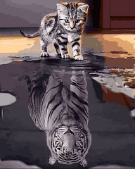 Купити Картина за номерами. Душа тигра  в Україні