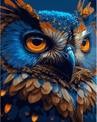 Купити Картина за номерами Серйозна сова  в Україні