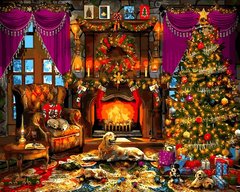 Купити Картина за номерами. Різдвяна ялинка  в Україні