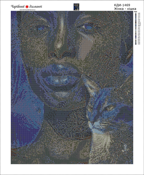 Купити Алмазна мозаїка. Жінка-Кішка 40 х 50 см  в Україні