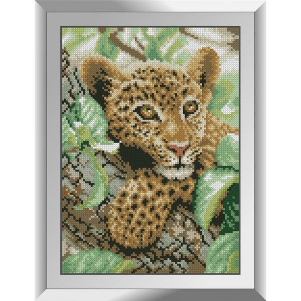 Купить Набор для алмазной живописи Детеныш леопарда  в Украине