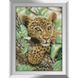 Набор для алмазной живописи Детеныш леопарда, Без подрамника, 23 х 32 см